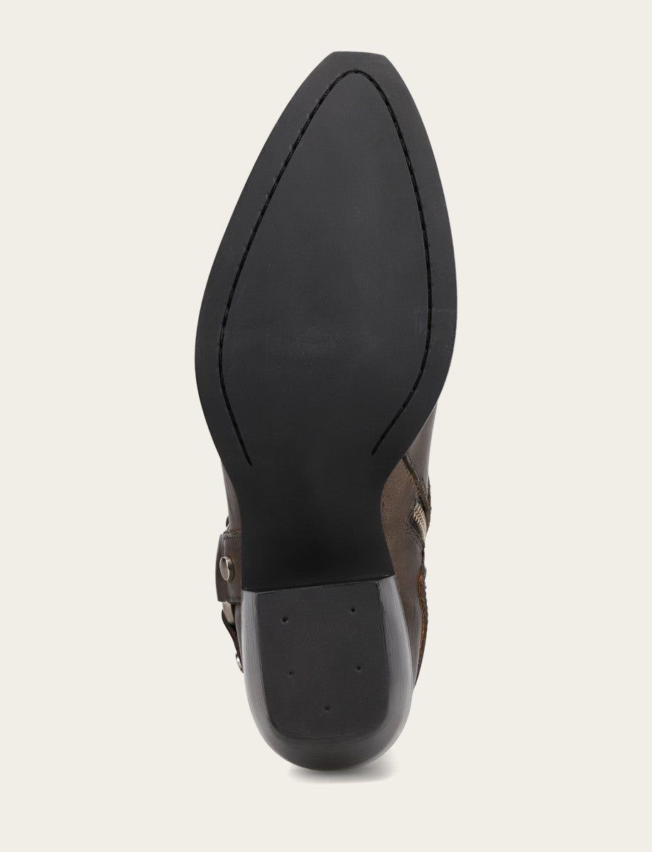 Frye Women's Steel Sacha Multi Strap Booties