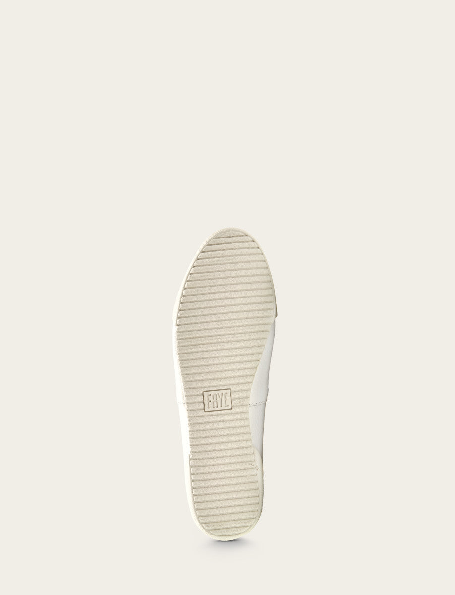 Frye Women's White Melanie Slip On Sneakers