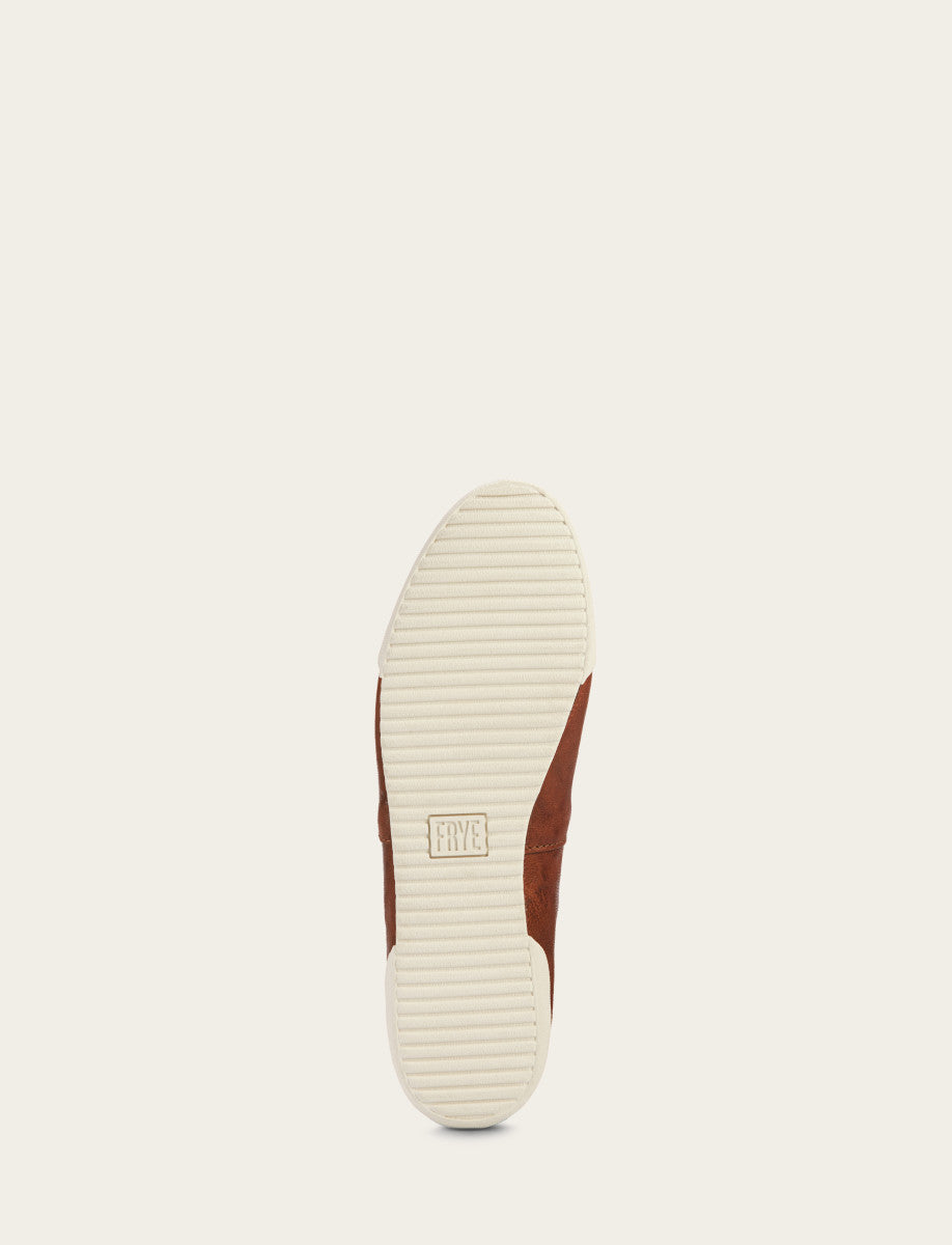 Frye Women's Cognac Melanie Slip On Sneakers