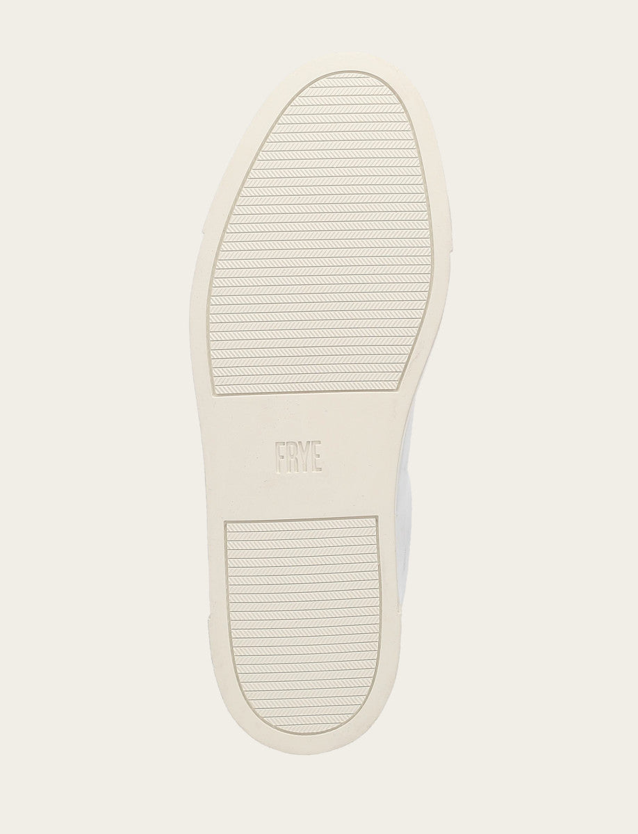 Frye Women's Silver Ivy Low Lace Slip On Sneakers