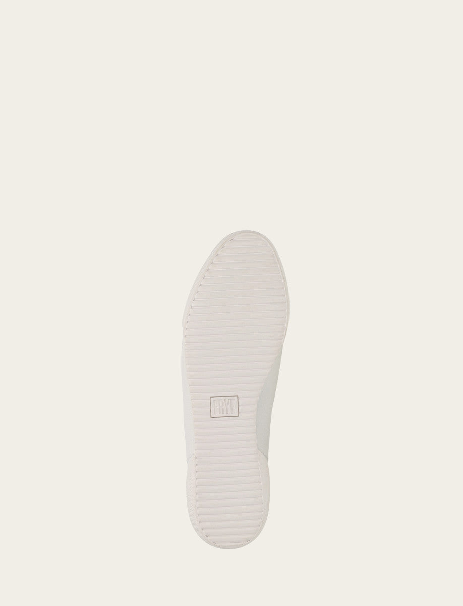 Frye Women's White Mia Slip On Sneakers