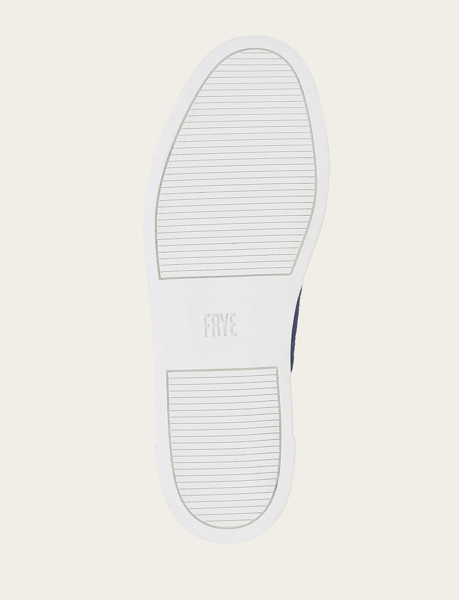 Frye Women's Navy Ivy Canvas Low Lace Sneakers