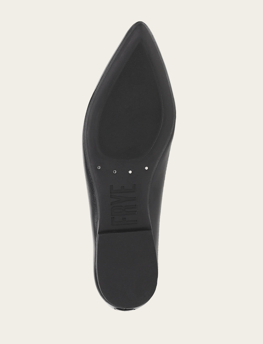 Frye Women's Black Heather Ballet Flats