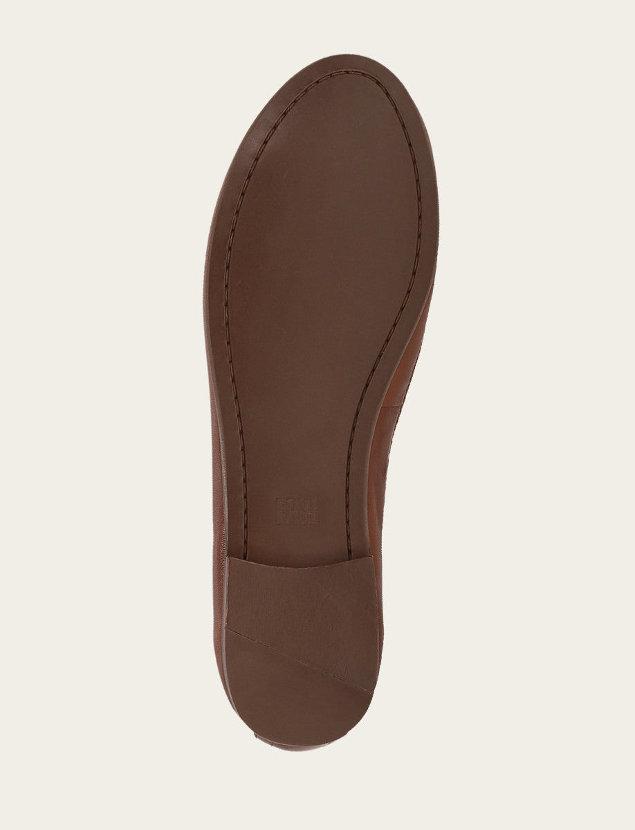 Frye Women's Cinnamon Carson Logo Ballet Shoe