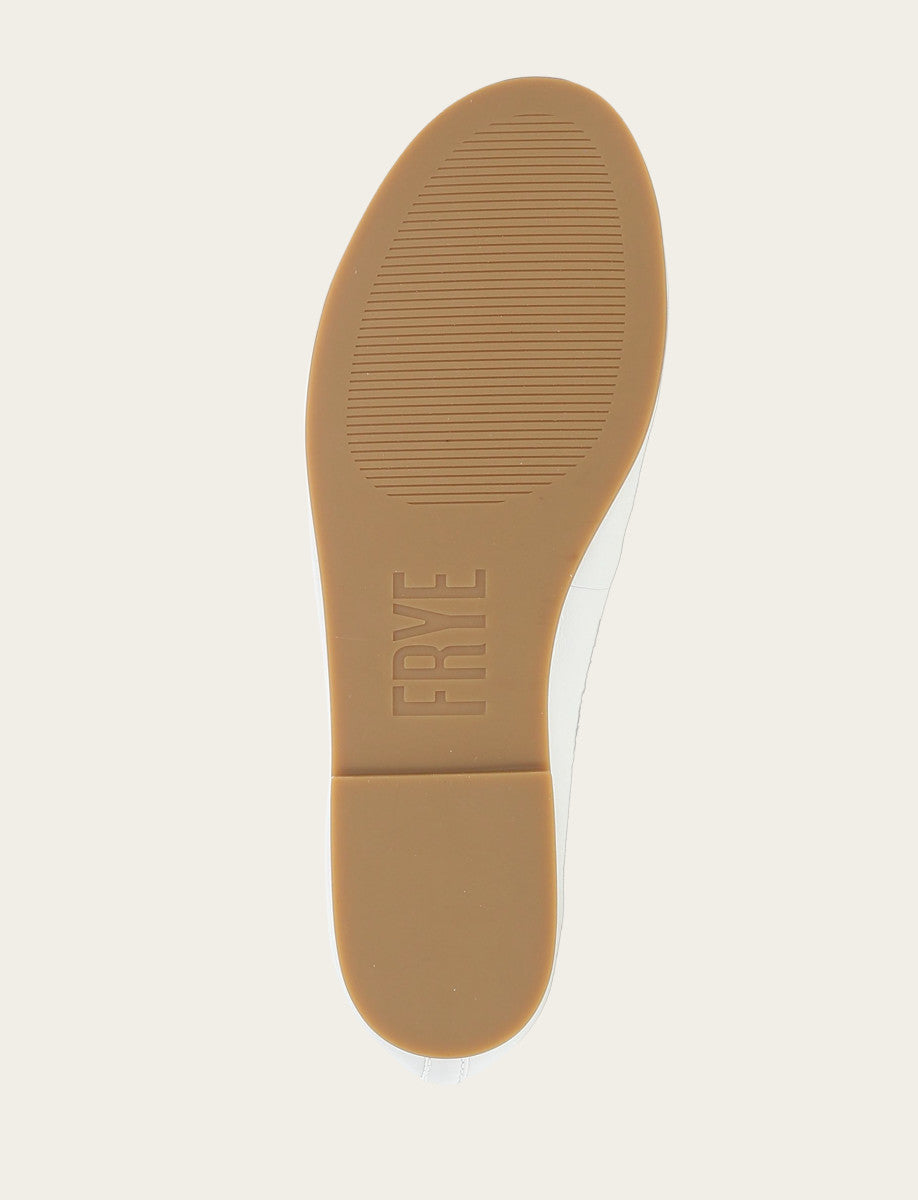 Frye Women's White Emma Ballet Flats
