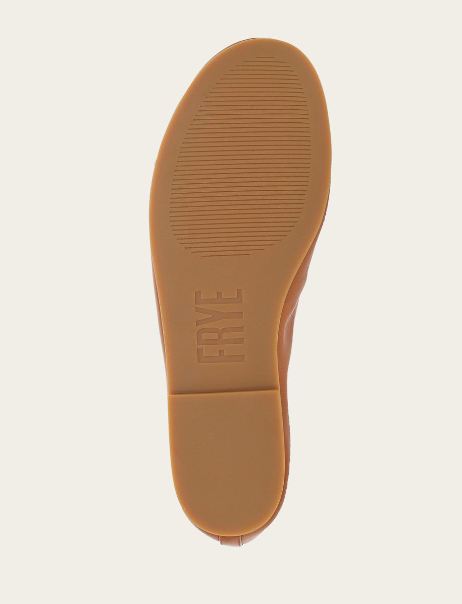 Frye Women's Dark Latte Emma Ballet Flats