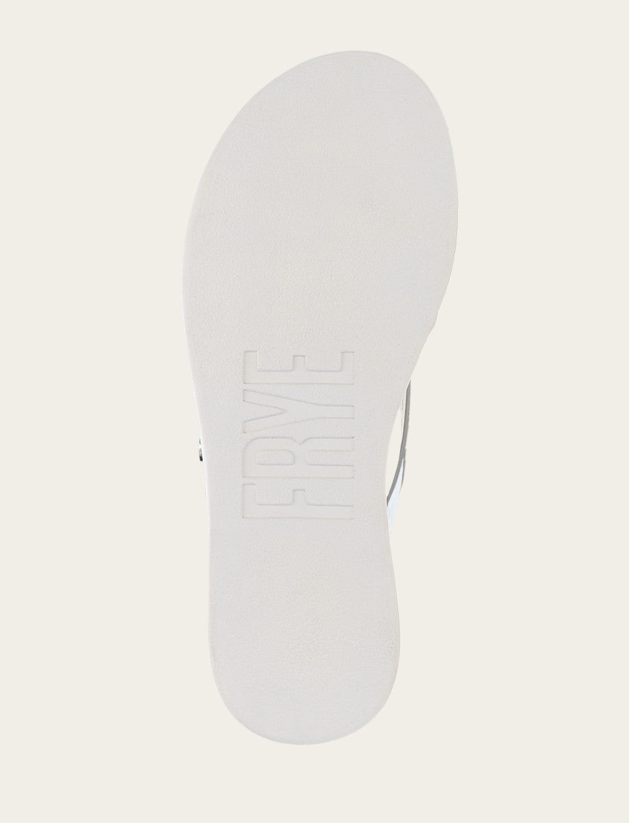 Frye Women's Silver Maya Buckle Thong Sandals