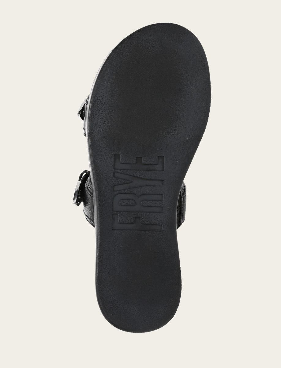 Frye Women's Black Maya Buckle Sandals