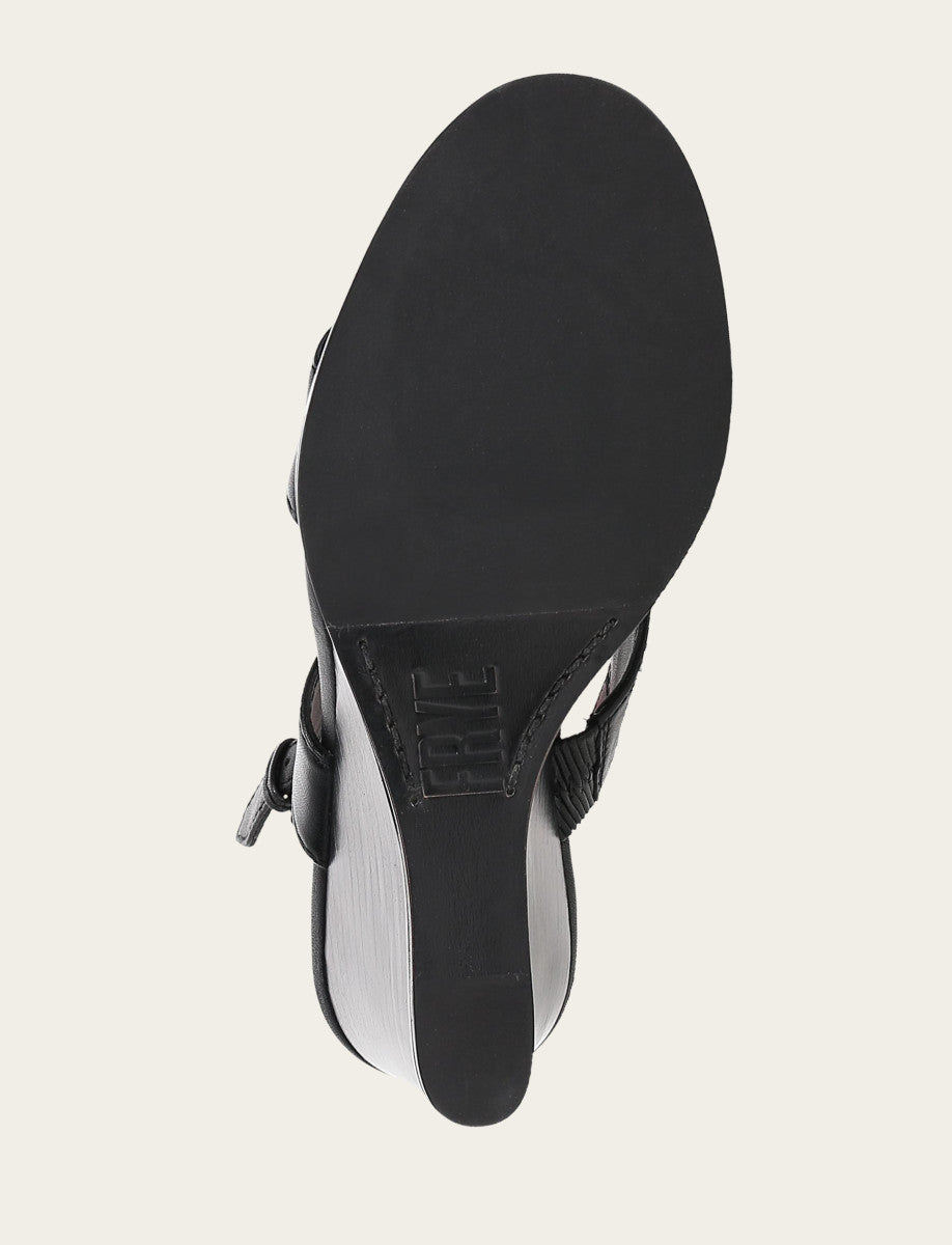 Frye Women's Black Rachel Logo Sandals