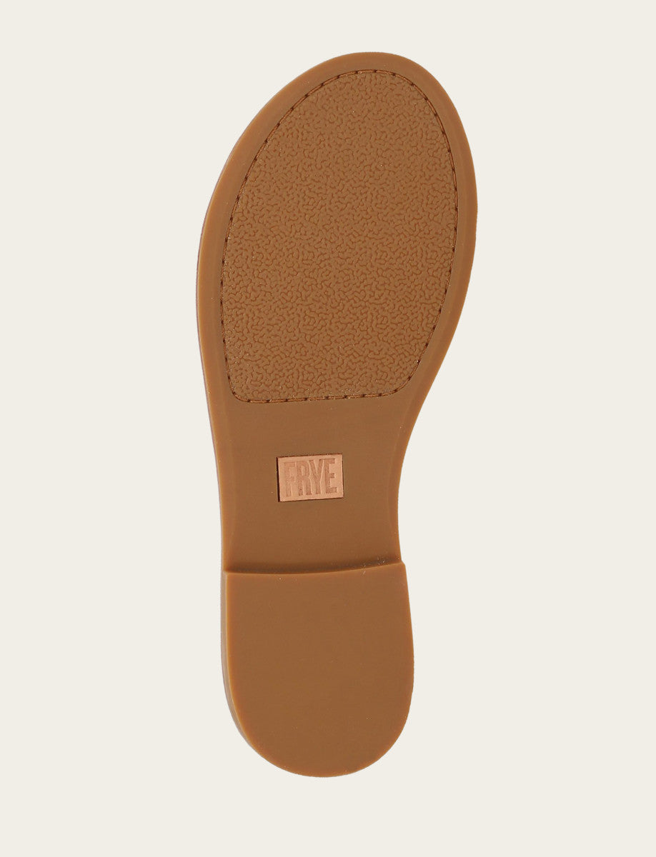 Frye Women's White Ava Woodstock Slide Sandals