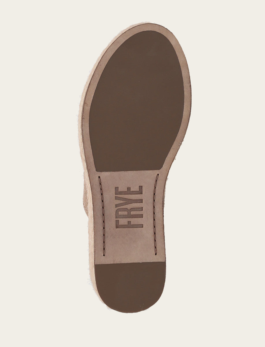 Frye Women's Clay Joy Woodstock 2 Band Platform Slide Sandals