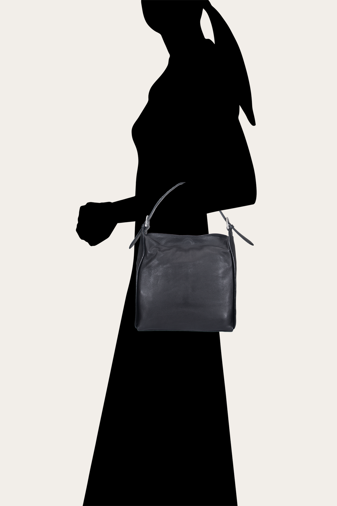 Frye Women's Black Carla Studded Hobo Handbag