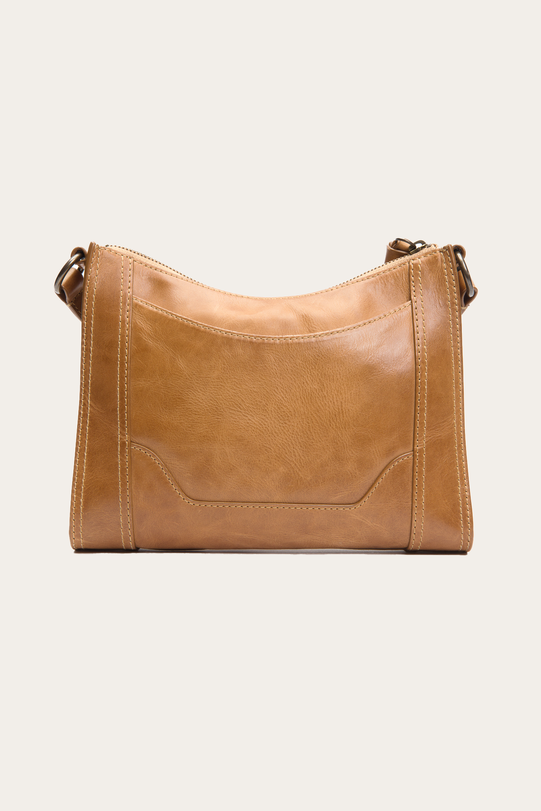 Frye Melissa Zip Crossbody in Beige