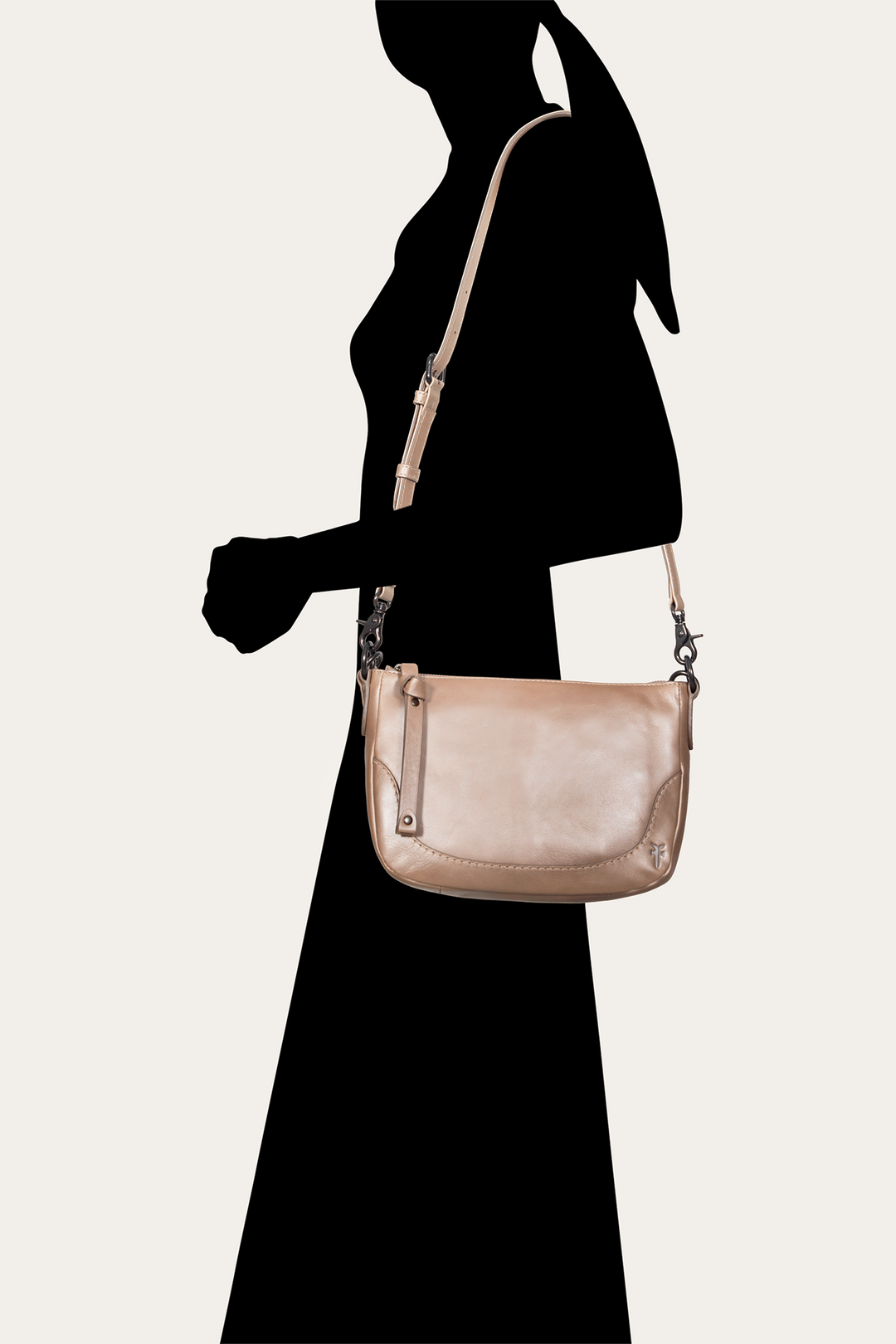 Frye Light Bronze Melissa Crossbody