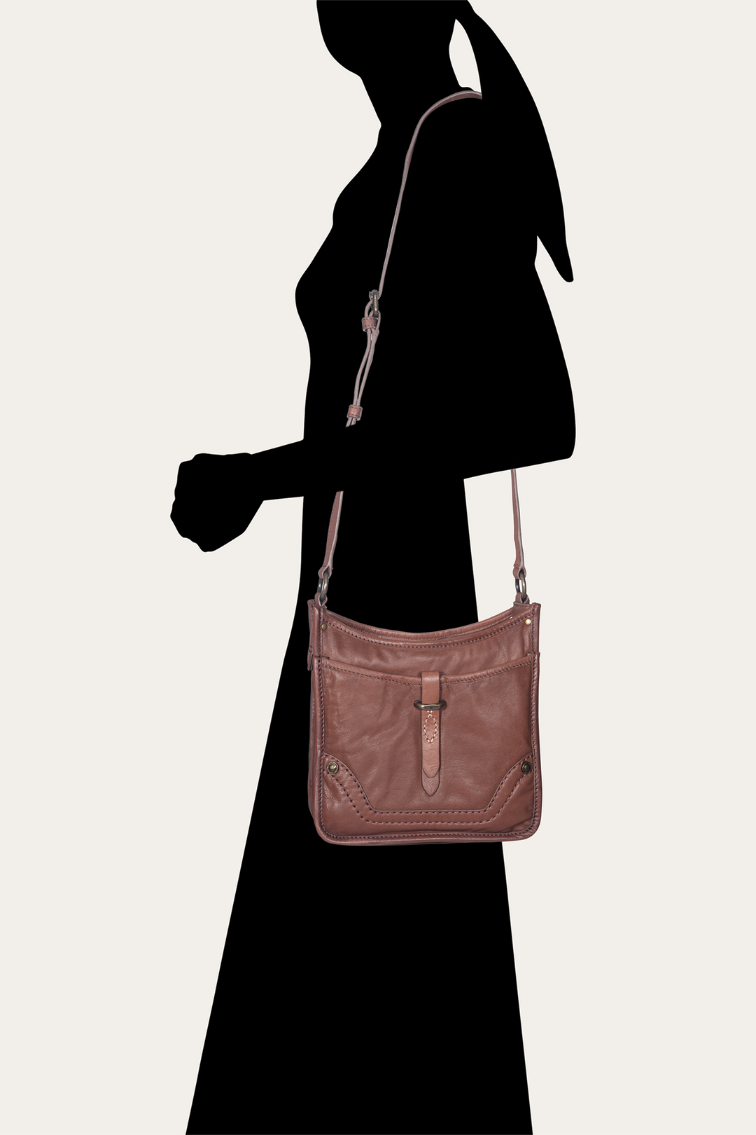 Frye Campus Cognac Crossbody