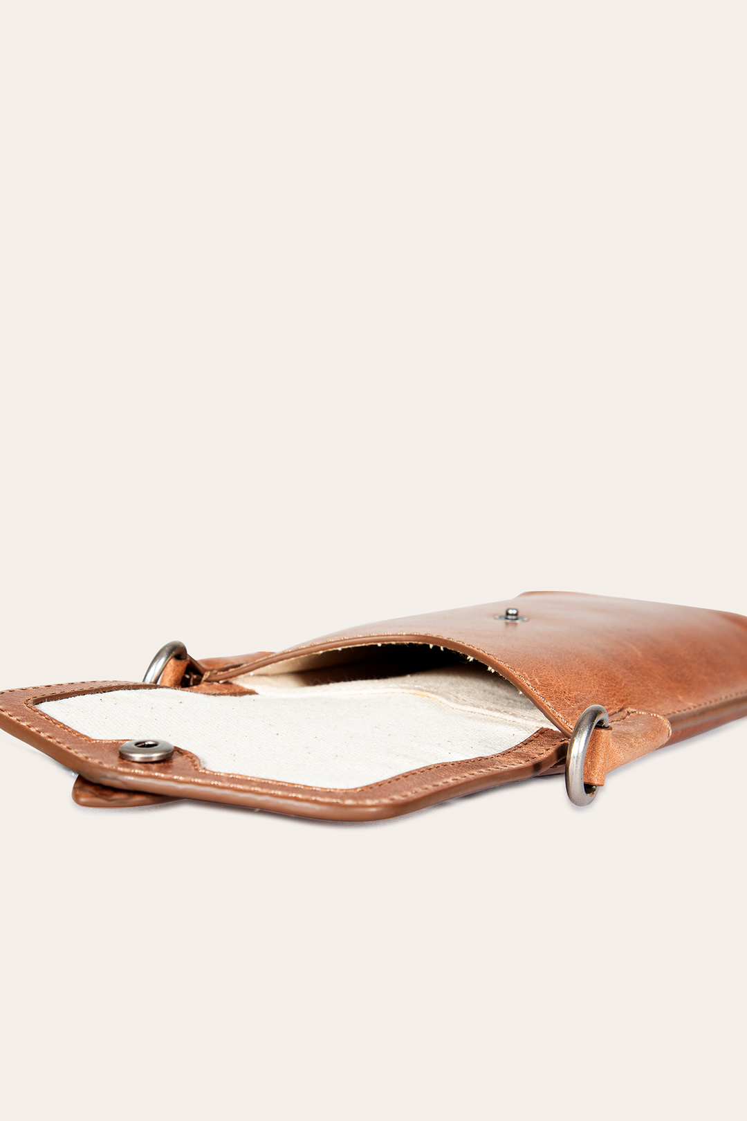 Frye Melissa Beige Phone Pouch