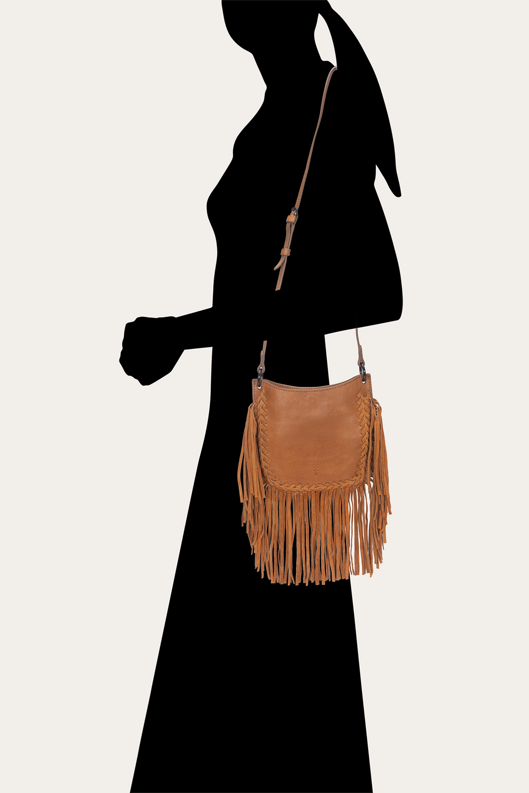 Frye Light Whiskey Faye Mini Crossbody