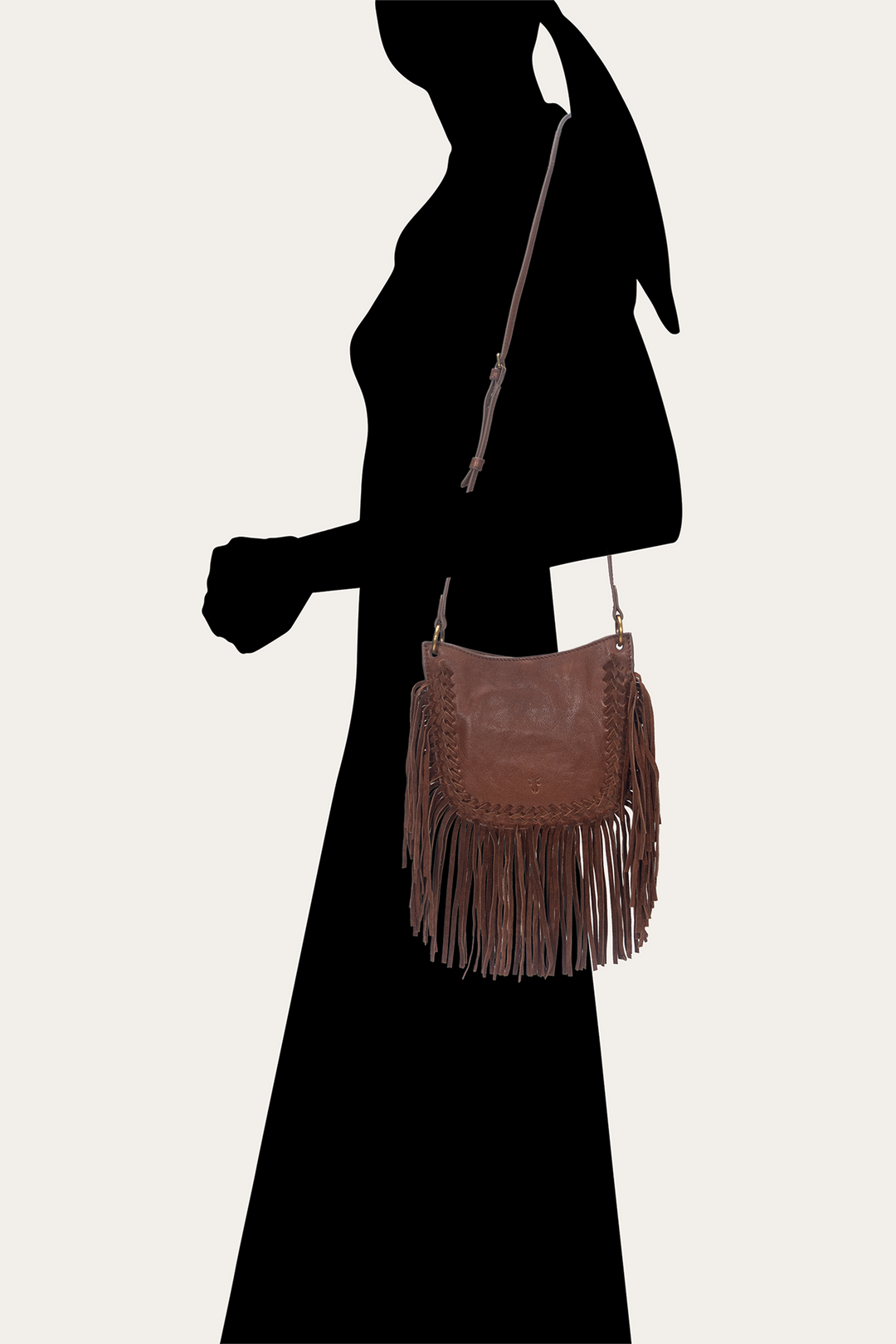 Frye Cognac Faye Mini Crossbody