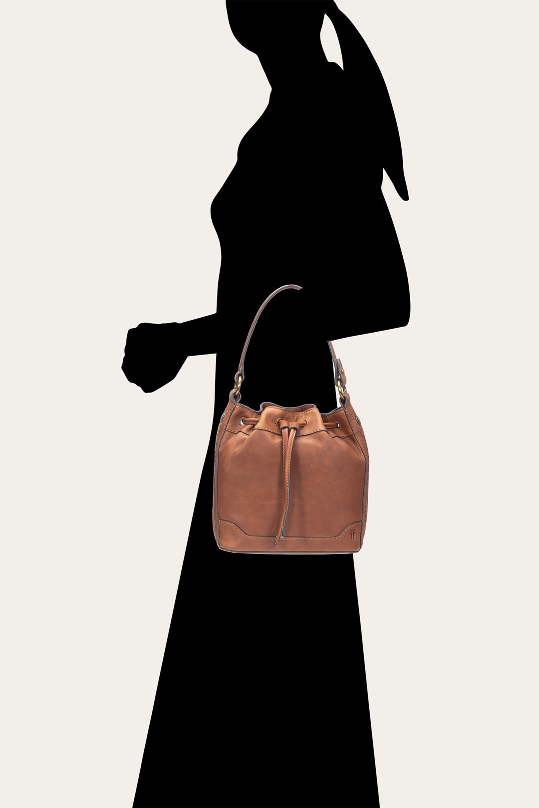Frye Cognac Melissa Convertible Bucket