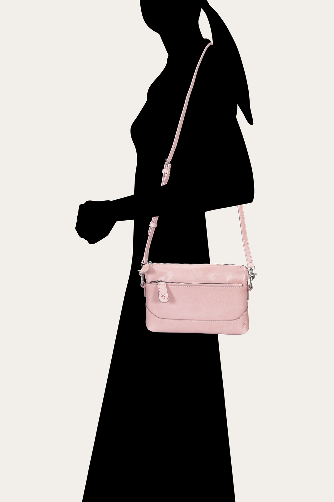 Frye Melissa Woodrose Crossbody Wristlet