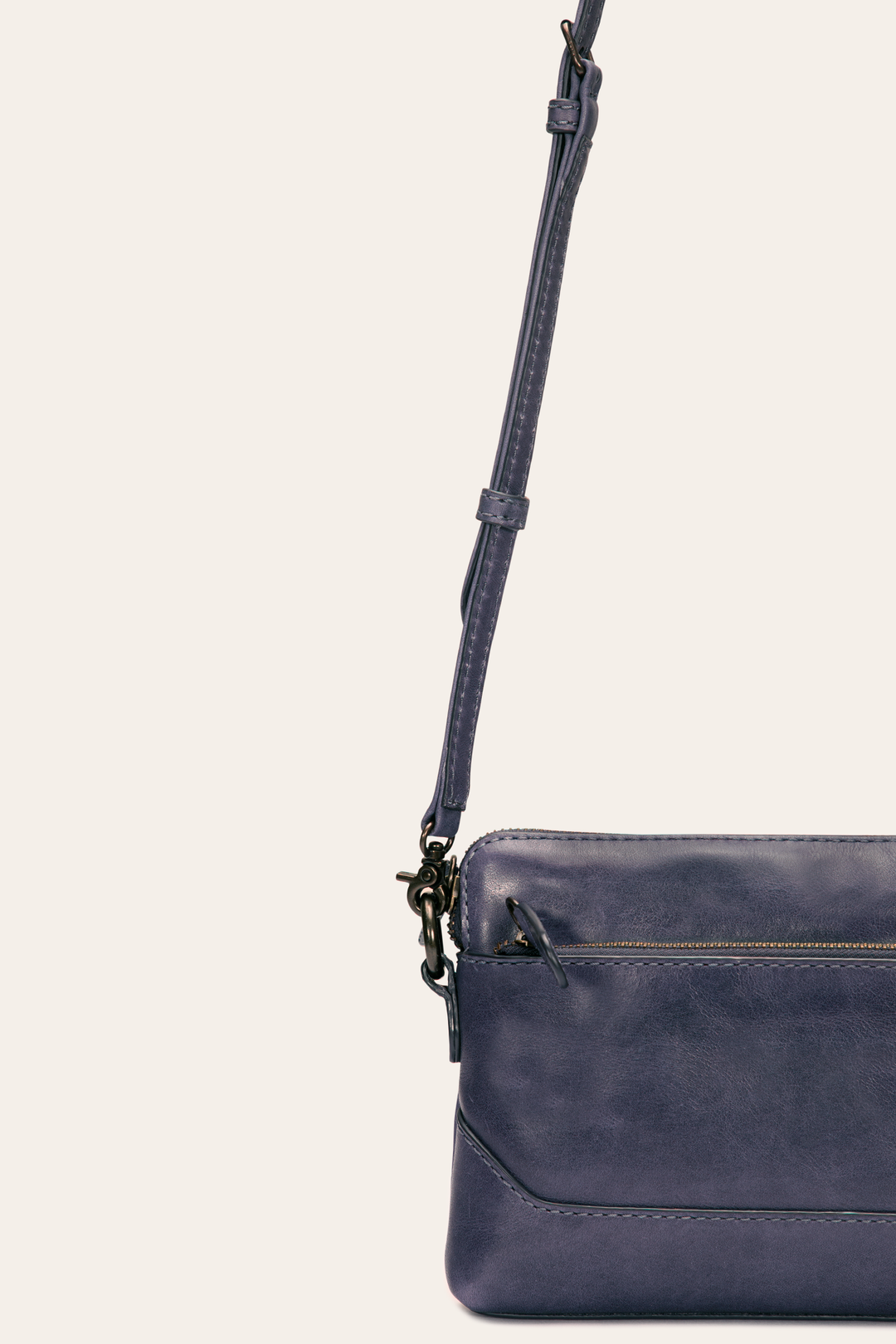 Frye Melissa Eggplant Crossbody Wristlet