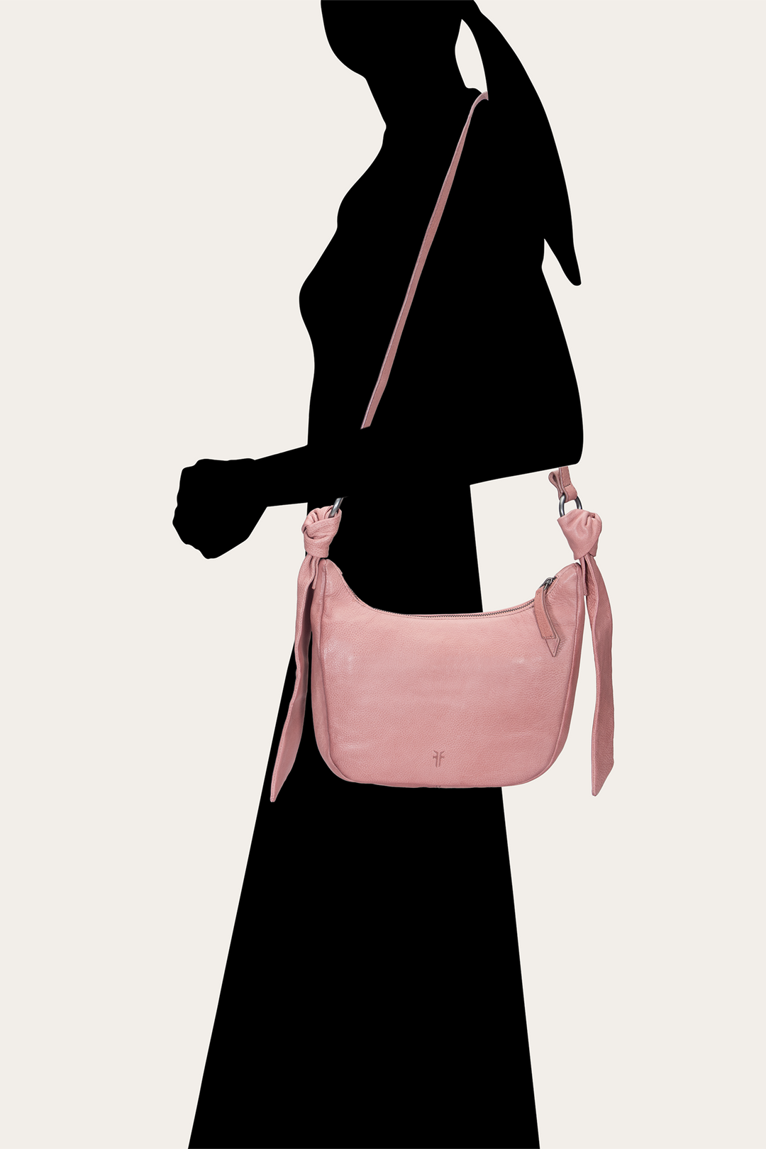 Frye Women's Nora Knotted Crossbody Bag in Woodrose