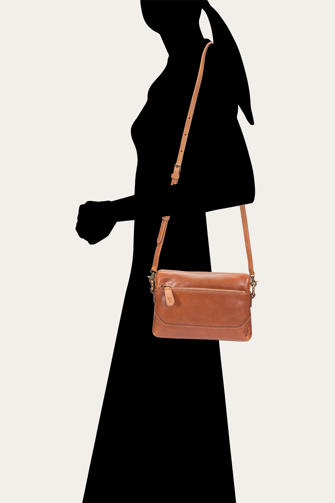 Frye Melissa Burnt Terracotta Crossbody Wristlet