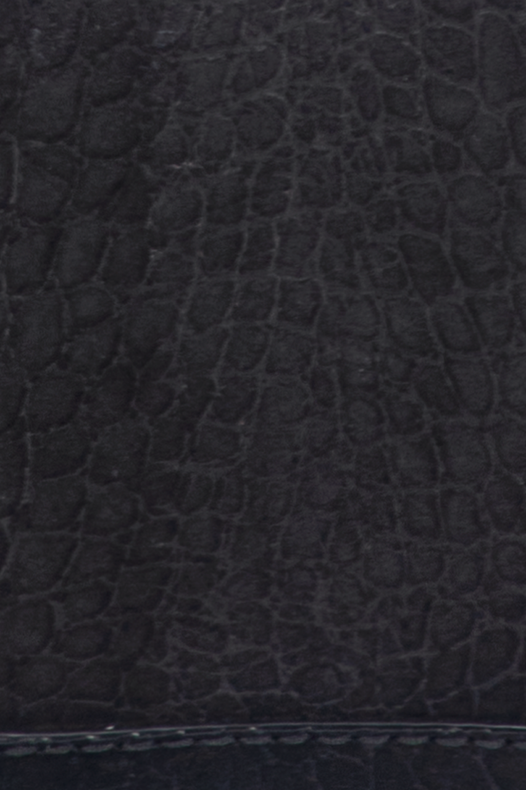 Frye Melissa Black Sueded Croco Camera