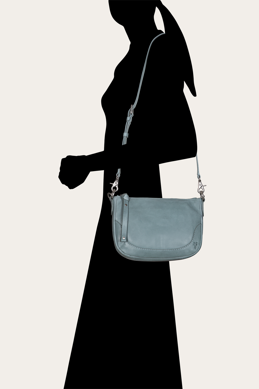 Frye Melissa Sky Blue Crossbody