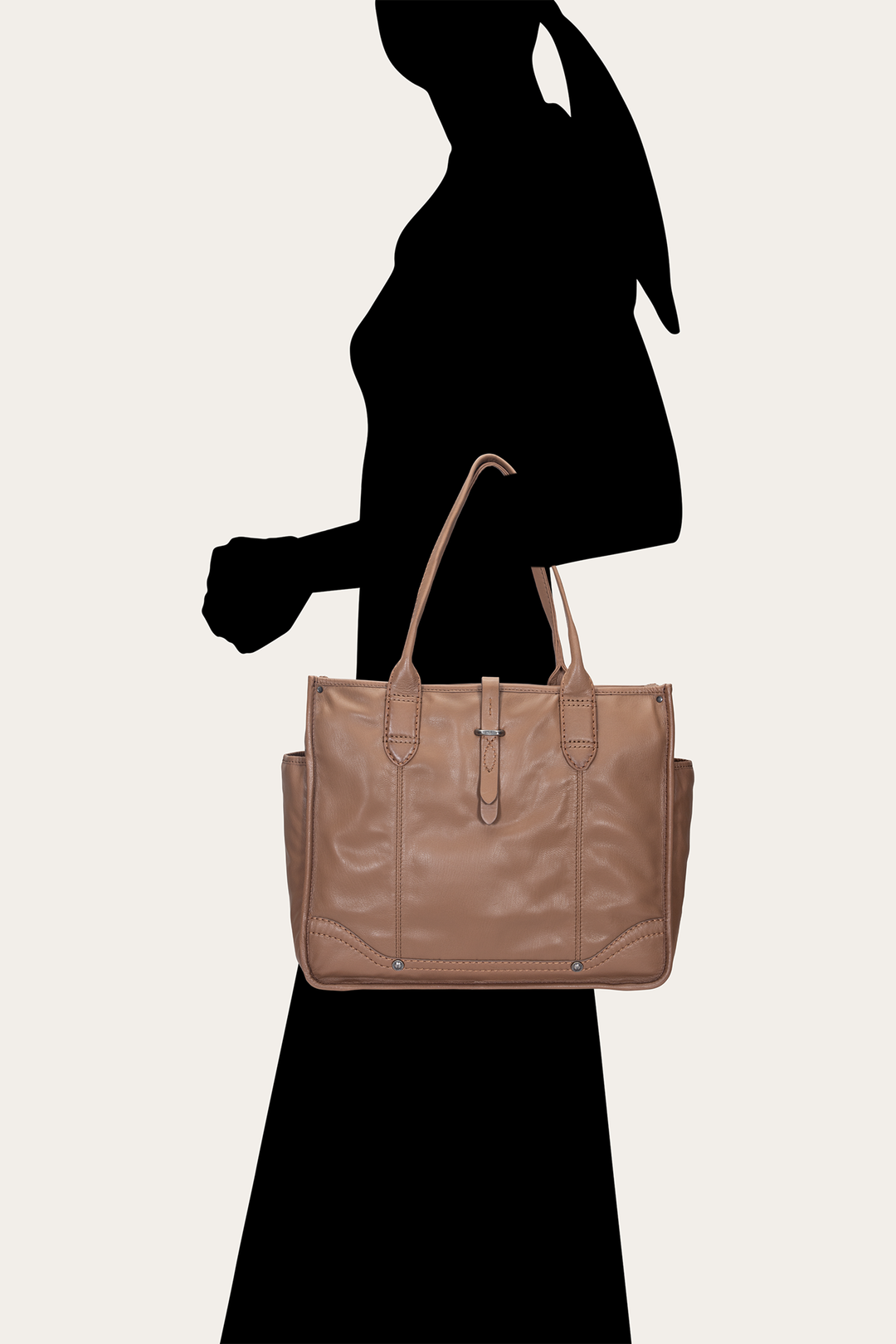 Frye Women's Campus Tote Bag (Beige)