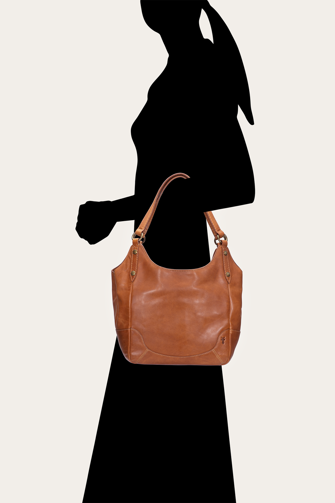 Frye Melissa Four Poster in Burnt Terracotta
