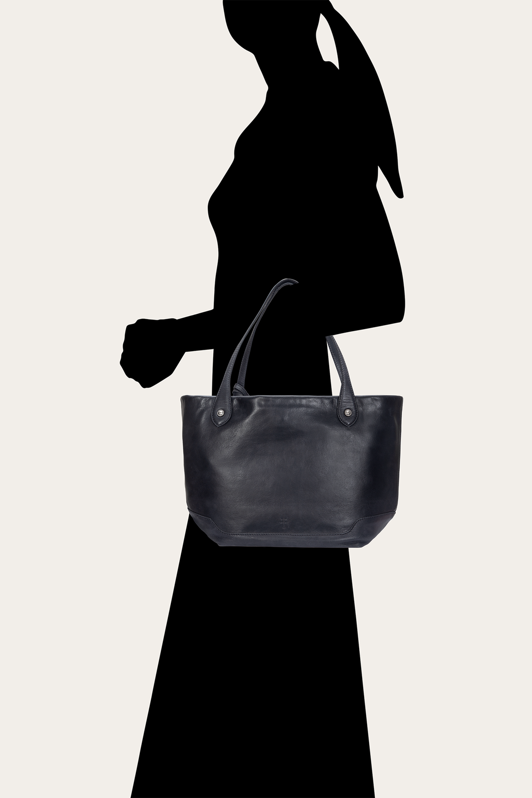 Frye Kenzie Unlined Black Tote