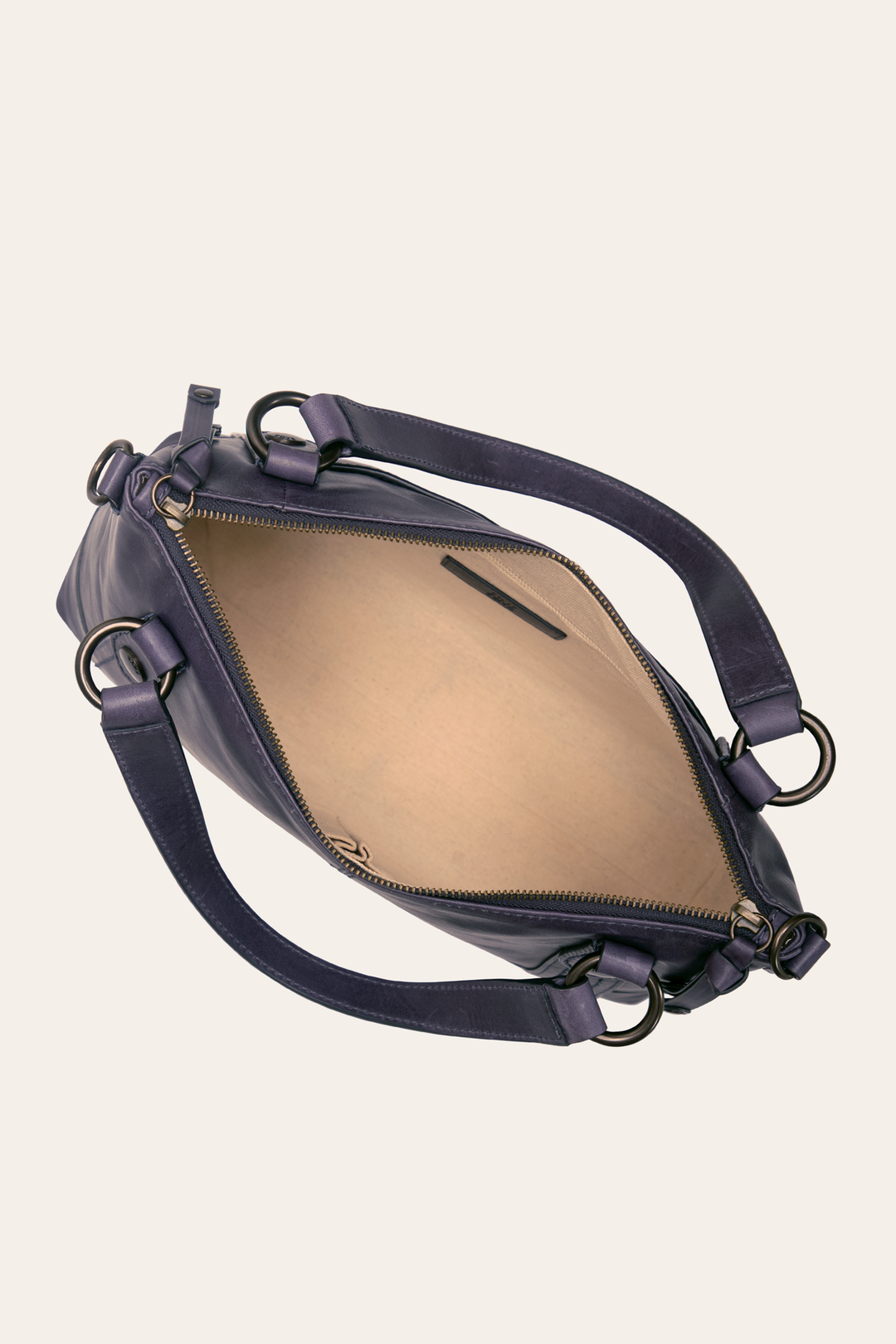 Frye Melissa Eggplant Medium Satchel
