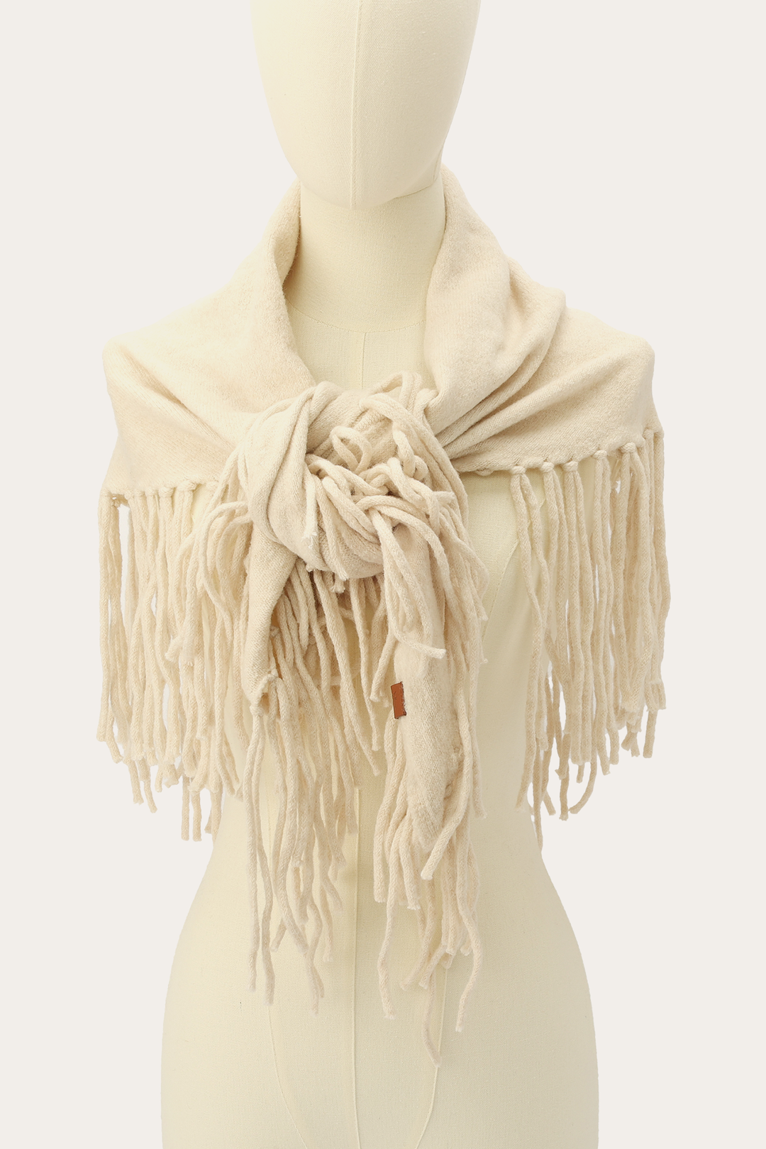 Frye Birch Long Fringe Triangle Scarf