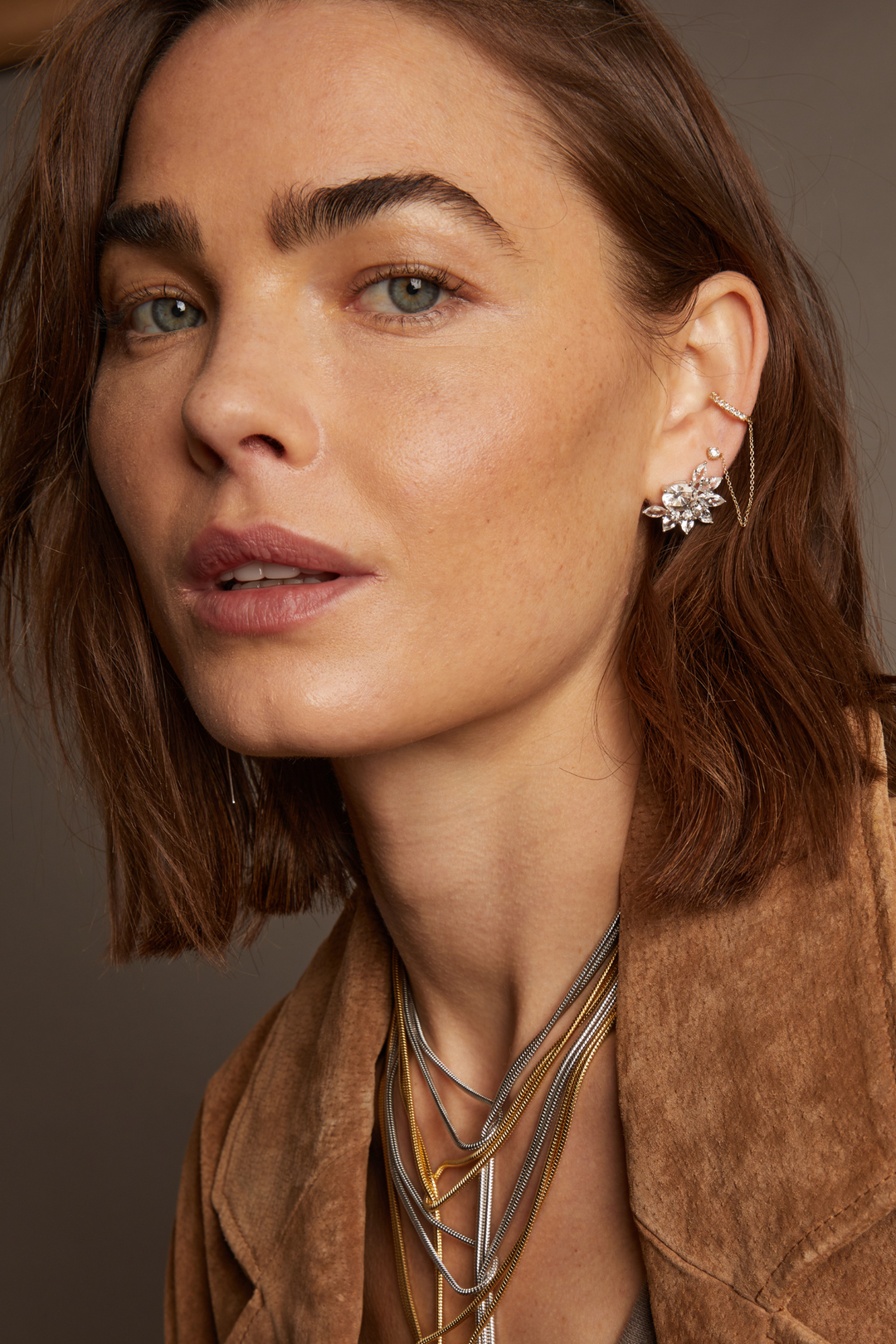 Frye Women’s Marquise Fringe Earrings | Aurate x The Frye Company