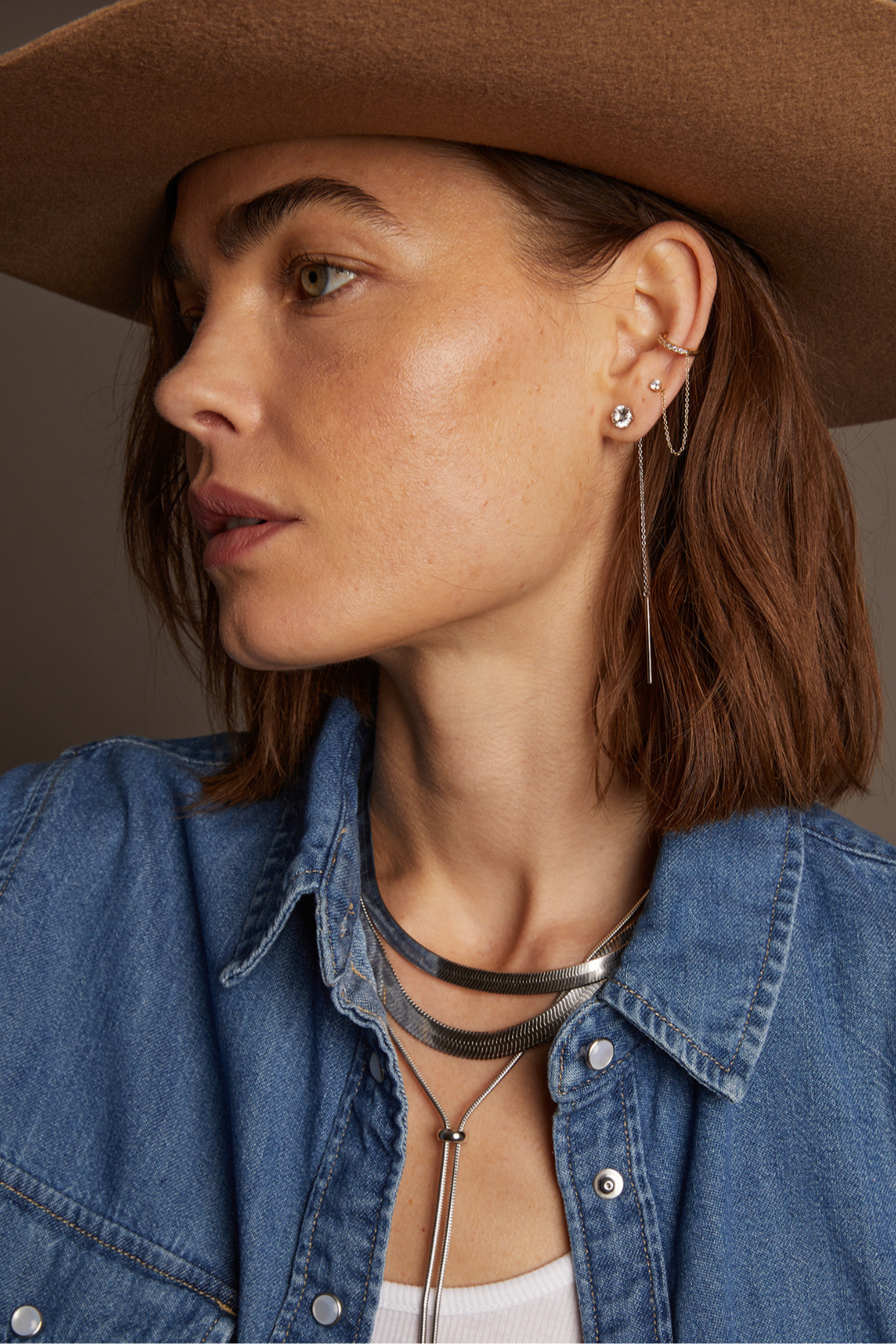 Frye Women’s Spur Lariat Earrings | Aurate x The Frye Company