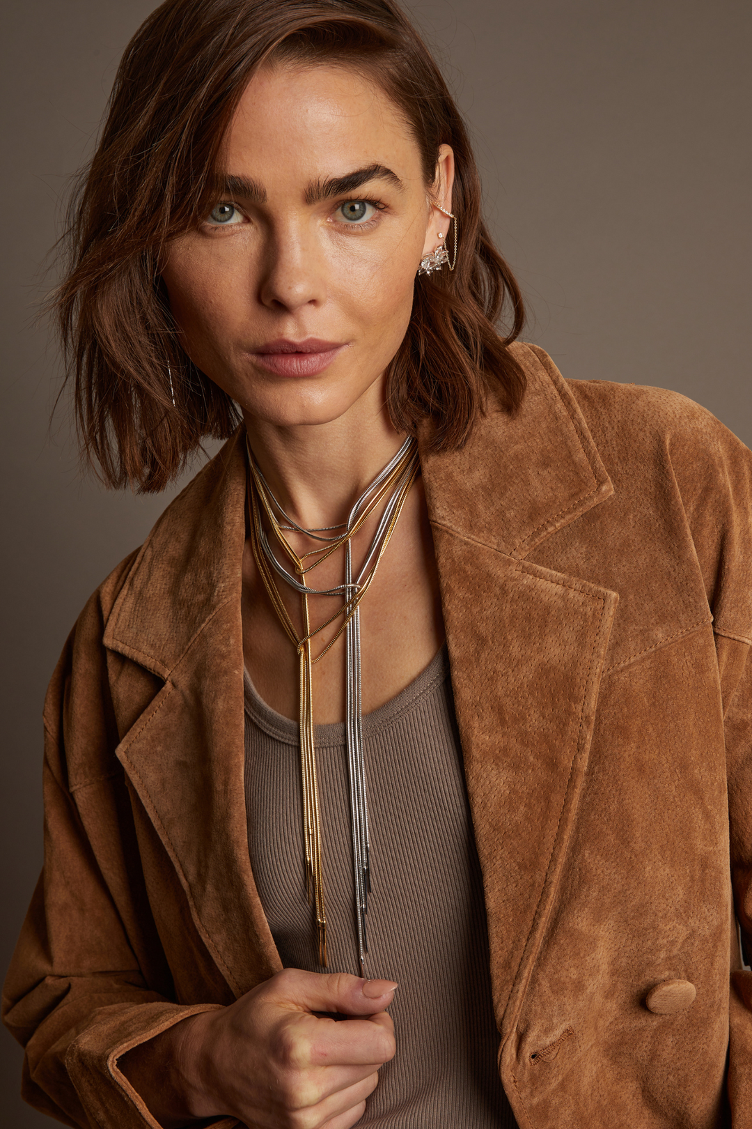 Frye Women’s Lasso Wrap Necklace | Aurate x The Frye Company