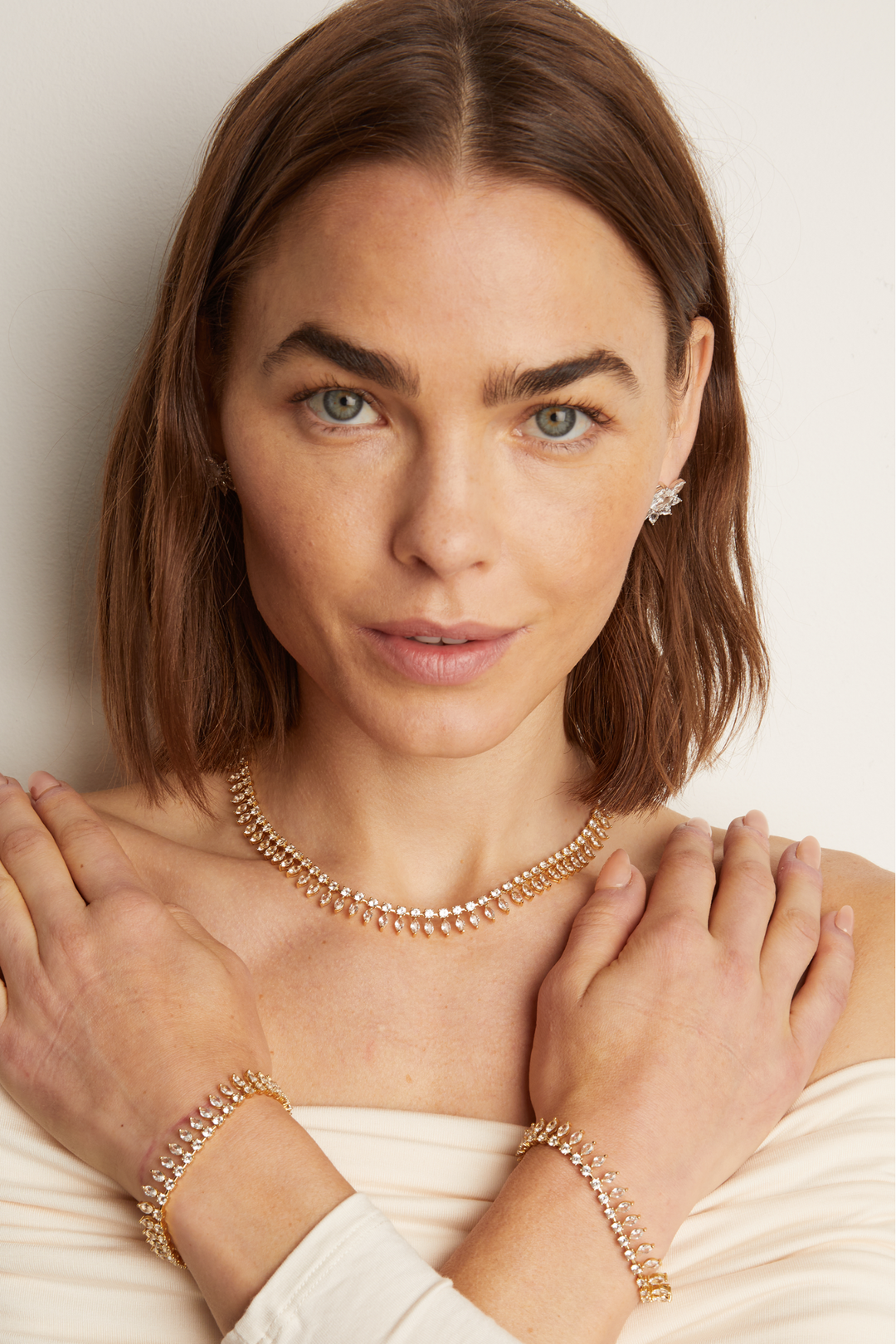 Frye Women’s Marquise Fringe Necklace | Aurate x The Frye Company