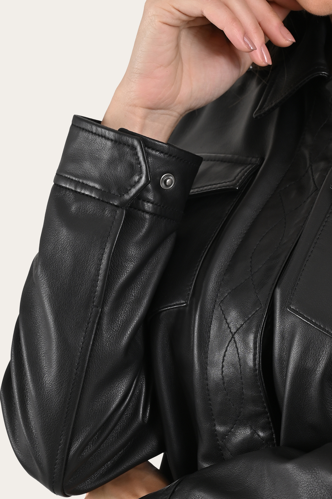 Frye Black Bailor Shirt Jacket