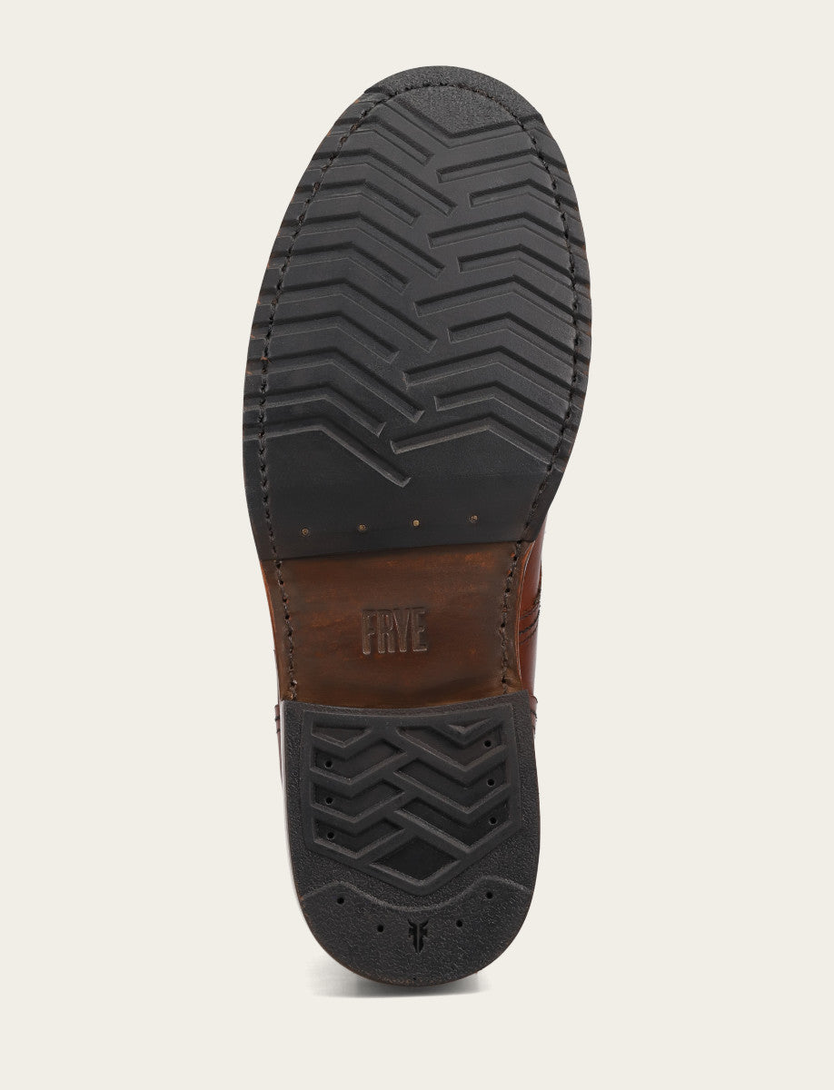 Frye Men's Whiskey Hudson Workboot Plain Toe Boot