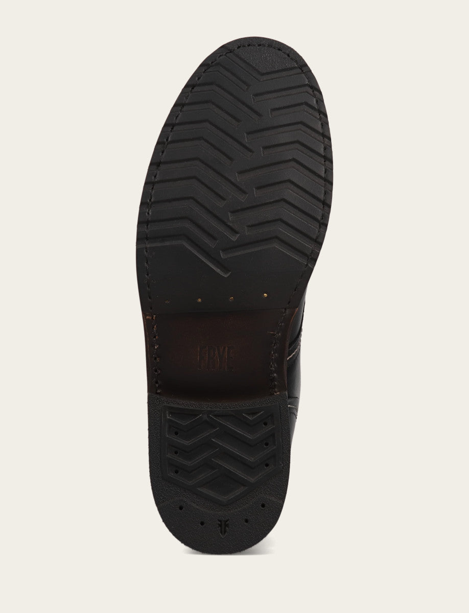 Frye Men's Black Hudson Workboot Plain Toe