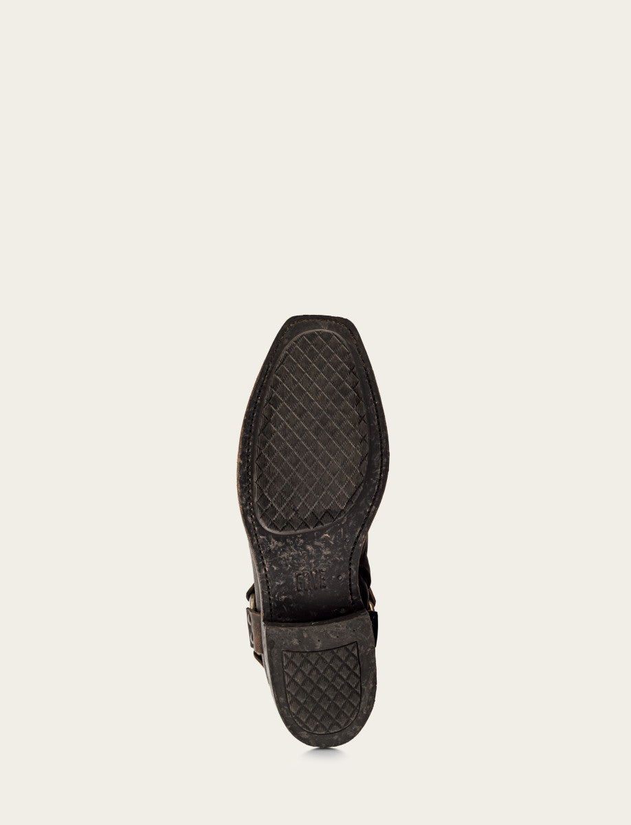 Frye Men's Antiqued Black Conway Harness Moto Boots