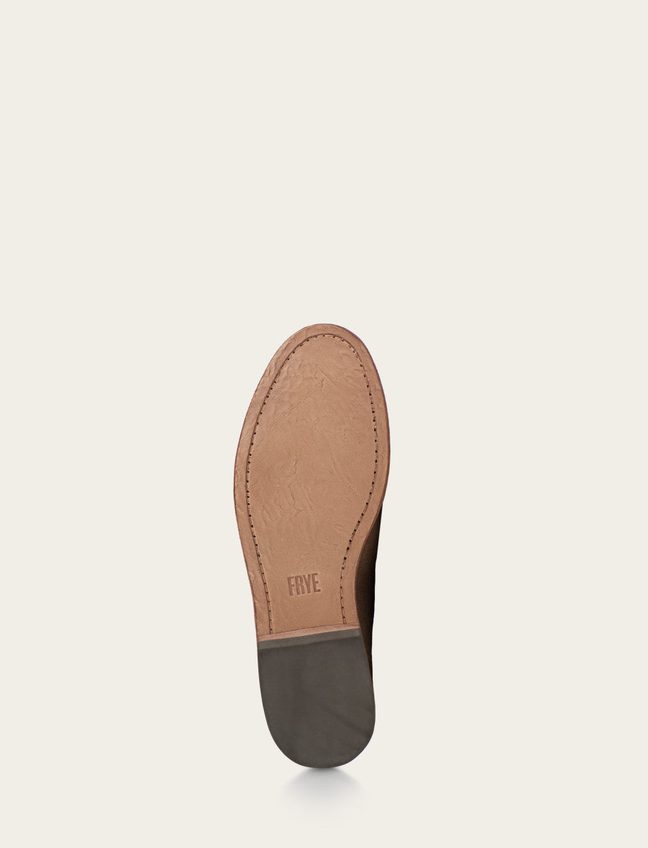 Frye Men's Ash Waxed Suede Chris Venetian Loafers