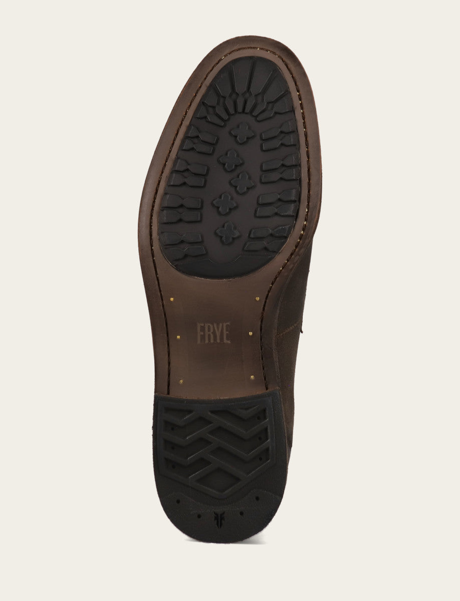 Frye Men's Chocolate Tyler Flex Penny Loafers