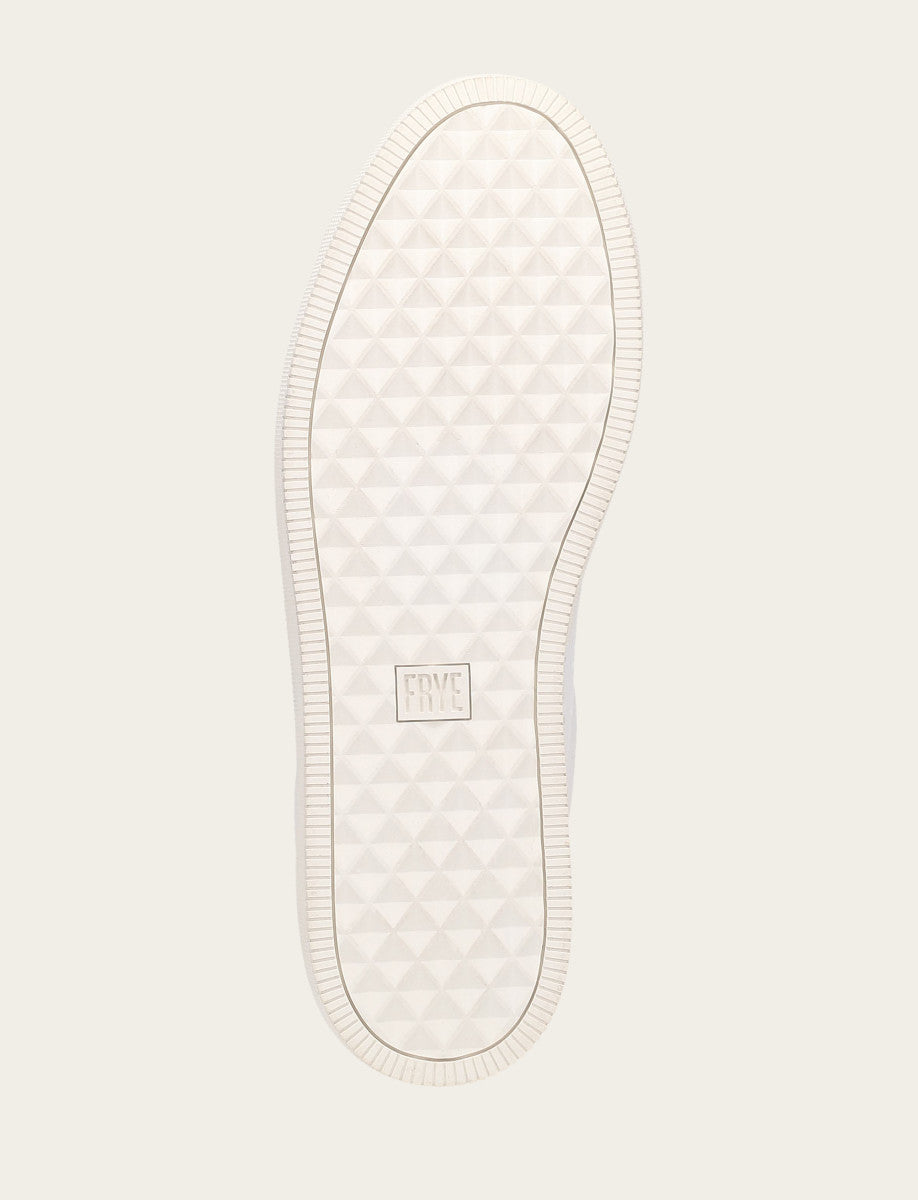 Frye Men's White Astor Low Lace Slip On Sneakers