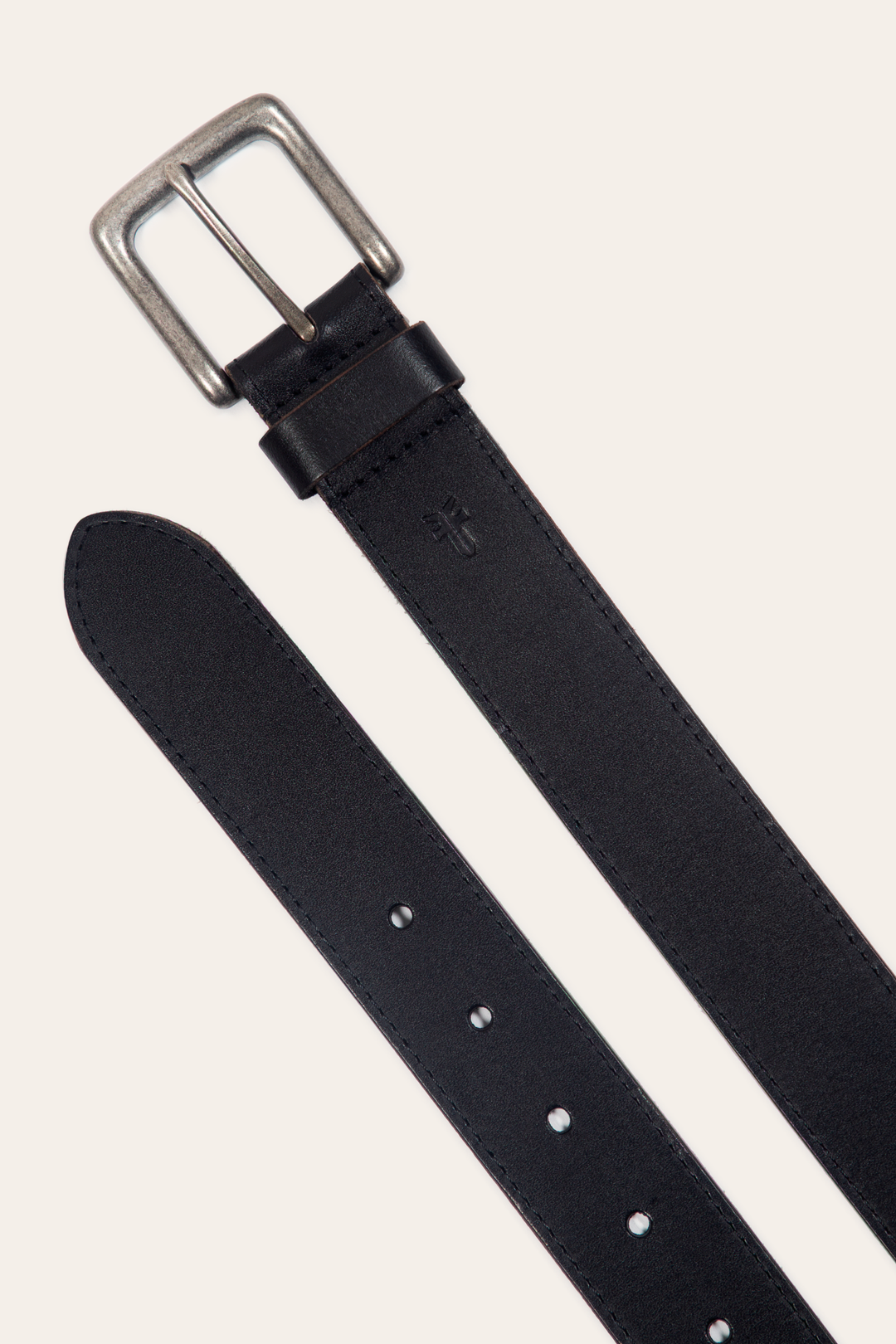 Frye Men’s Black 35mm Pull Up Leather Belt