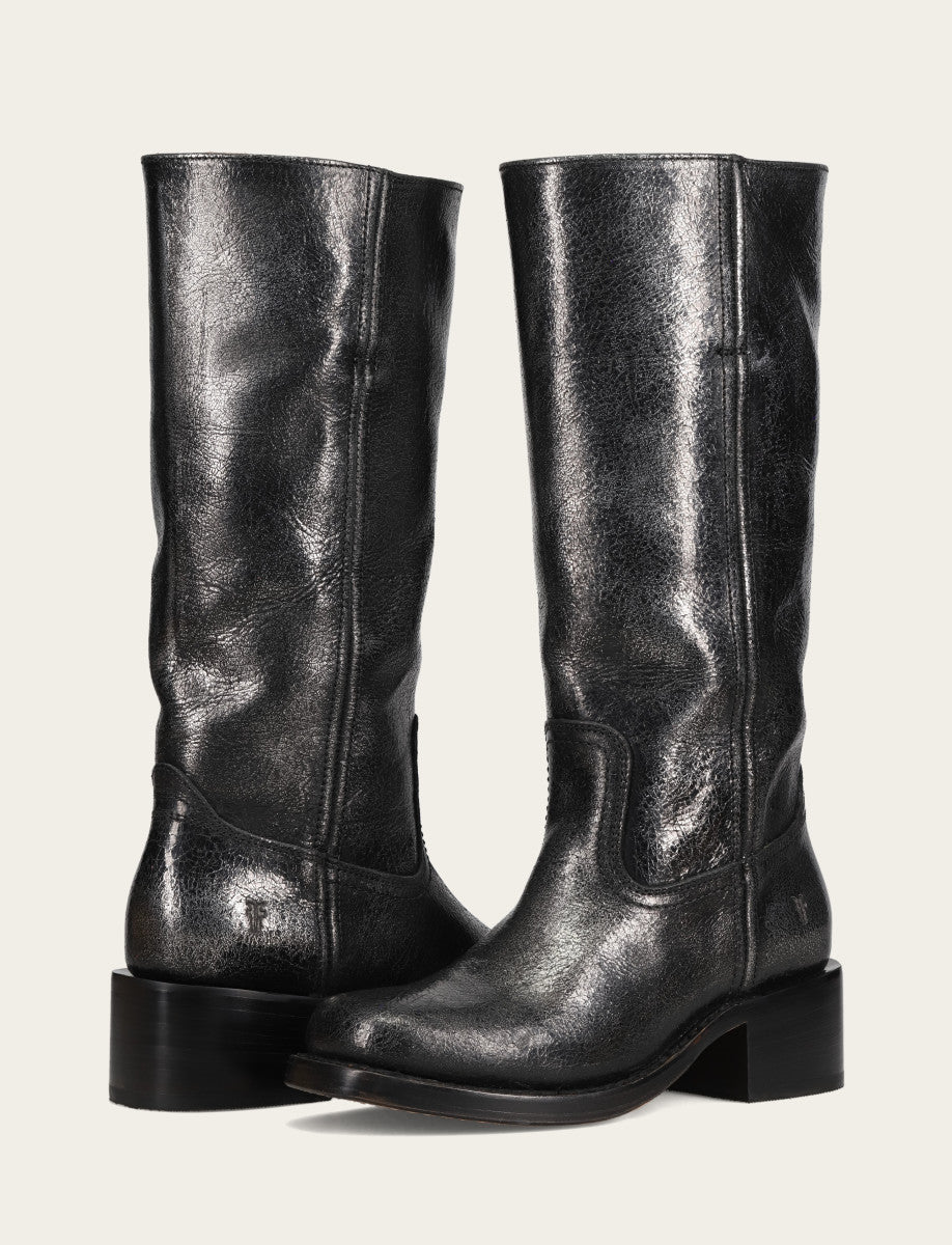 Women’s Silver Campus 14L Boots | Frye Antique Silver