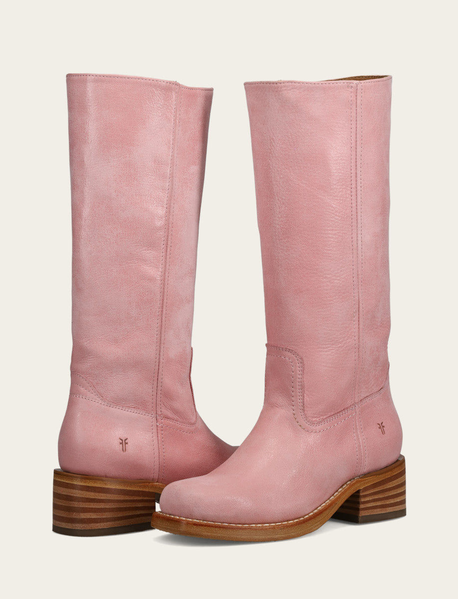 Women's Pink Campus 14L Boots | Frye Pink
