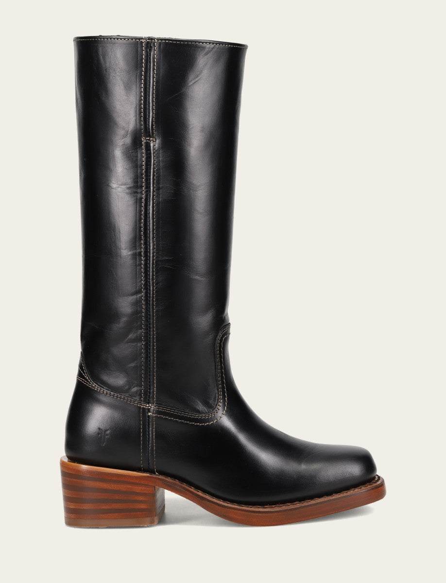 Women's Campus 14L Jet Black Boots | Frye Jet Black