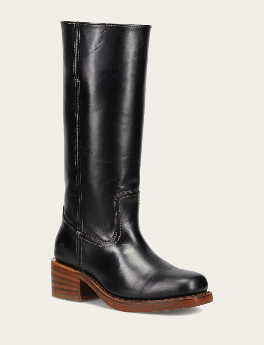 Women's Campus 14L Jet Black Boots | Frye Jet Black
